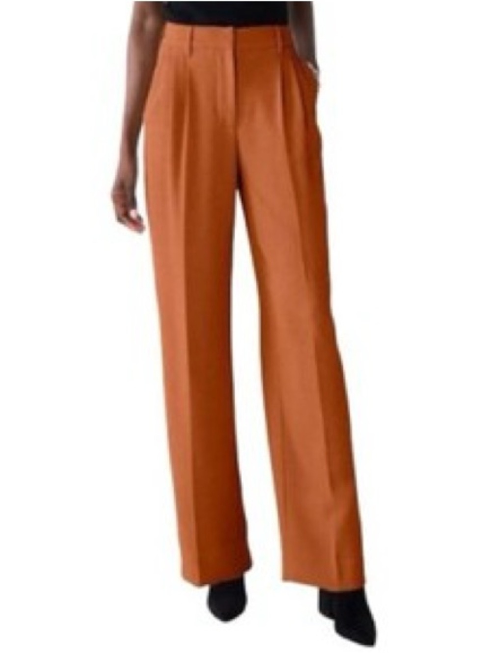 Nine West Copper Pleated Trousers